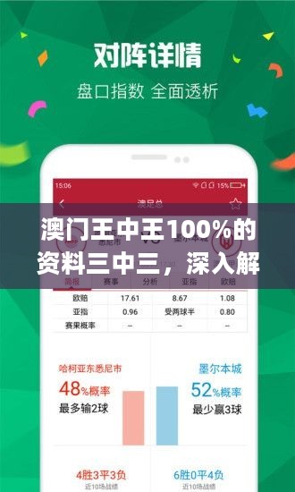 三中三澳門，探索神秘之地，揭示獨(dú)特魅力，探索神秘魅力，澳門三中三之旅揭秘獨(dú)特風(fēng)采
