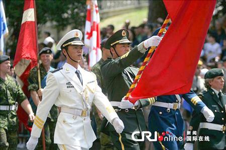 中國(guó)儀仗隊(duì)參加俄羅斯閱兵，展現(xiàn)軍威與友誼的壯麗畫卷，中俄友誼見證，中國(guó)儀仗隊(duì)參加俄羅斯閱兵，壯麗畫卷展現(xiàn)軍威與深情友誼