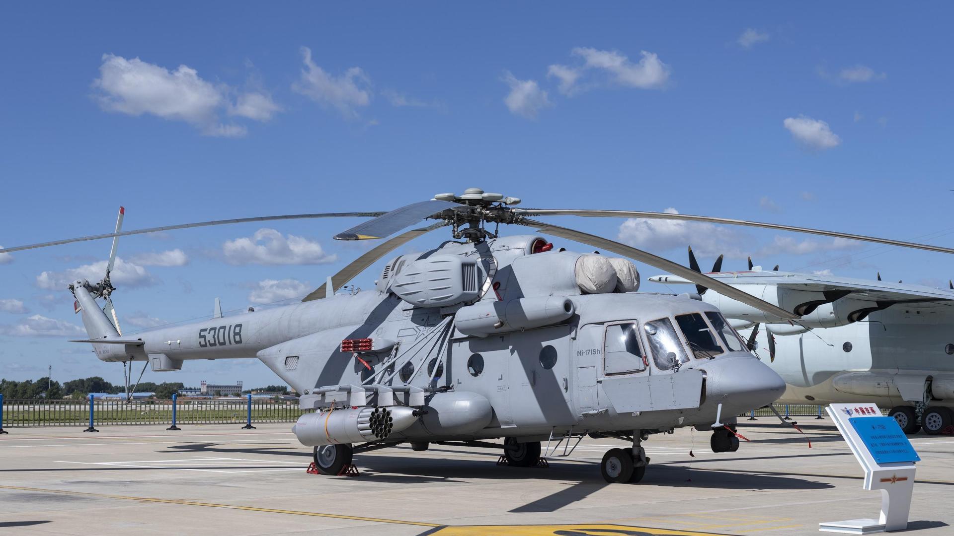 米-171SH武裝直升機(jī)，空中力量的璀璨明珠，米-171SH武裝直升機(jī)，空中璀璨明珠的震撼展現(xiàn)