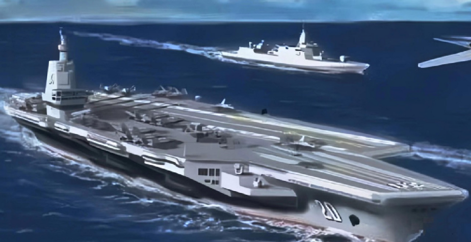 揭秘中國海軍的驕傲，004航母，揭秘中國海軍新星，004航母的榮耀