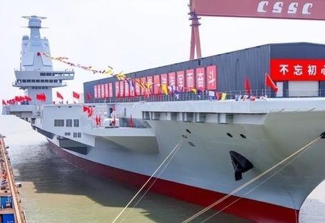 中國第五艘航母下水，揭示未來海上力量的新篇章，中國第五艘航母下水，開啟海上力量新篇章
